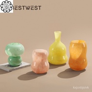 Best west Pink Hydroponic Glass Vase 4D4E