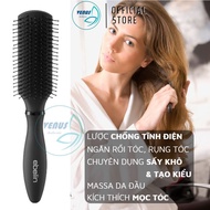 Lược chải tóc chống tĩnh điện Haarburste Ebelin ngăn rối và gãy rụng tóc - Hàng nội địa Đức