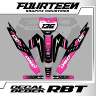 RBT Duck Decal - Modified RBT Trill Trabas 37 Duck Striping Variation Sticker