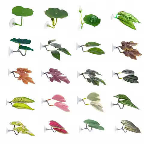 Plastic Betta Fish Rest Leaf Simulated Lotus Leaves/Artificial Leaf Rest/Hiding/Spawning Betta Fish 