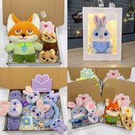 Zootopia Teddy Bear Gift Box Nick Fox July Rabbit, February 14 Gift Set, Valentine's Day Girlfriend 