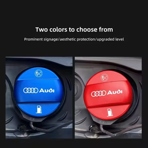 Car Fuel Filler Door Cover Fuel Tank Gas Caps Accessories For Audi Sline B8 C6 B9 B6 A1 A2 A3 S4 S6 