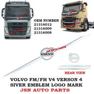 J120S14 EMBLEM LOGO MARK (SIVER COLOR) VOLVO FM/FH V4 VERSON 4 21316012