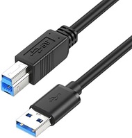 Hexchuang USB Printer Cable USB Male to B Male USB 3.0 Printer Cable Cord Compatible with Docking St