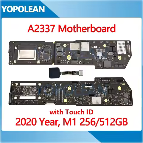 Original A2337 Logic Board For Macbook Air 13” M1 A2337 Motherboard 8GB 256GB 512GB 820-02016-A 2020