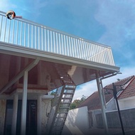 Kanopi balkon dak plat & mezzanine mix plafon pvc bandung cimahi bandung barat