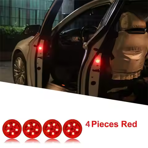 4pcs LEDs Car Door Opening Warning Lights for Jaguar XE XJ XJL XF C-X16 V12