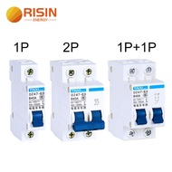 Risin DC MCB 24V 48V 96V DZ47 Motor Vehicle Circuit Breaker DC 125A 63A 32A 10A Power Switch Protect