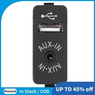 Car USB AUX In Plug Auxiliary Input Socket Adapter for BMW E81 E87 E90 F10 F12 E70 X4 X5 X6