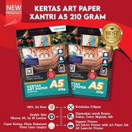 Kertas Photo Art Paper A4 A5 120gsm 120 gsm Print Double Side 50 sheet Art Karton Xantri Original Br