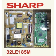 SHARP LED TV LC32LE185M 32LE185M Power Board QPWBFG709WJN2 Main Board QPWBNG707WJN2 LC-32LE185M 32LE