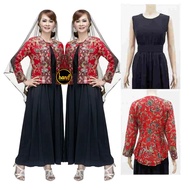 Baju Gamis Azizah Blazer Batik Gentong