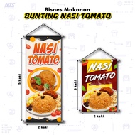 ✨READY DESIGN✨ BUNTING NASI TOMATO- PENIAGA KEDAI / GERAI / MAKANAN / KHEMAH / PASAR MALAM / BAZAAR 