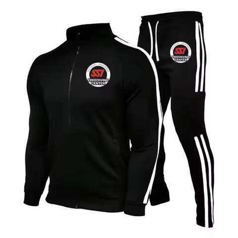 2024 Scuba Diving Dive SSI Men's New Jackets set Stripe design Outwears Harajuku Comfortable fitness