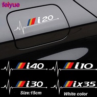 1pcs Car Oil Tank Sticker For Hyundai I10 I20 I30 I40 Ix35
