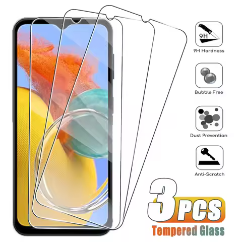 3PCS Tempered Glass for Samsung Galaxy M10 M20 M30 4G 5G M11 M31 M12 M32 M42 M52 Screen Protector on