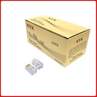 NYK Rj45 Connectors, 100 pcs - Original NYK Rj 45 Cat5 Connectors, 100 pcs