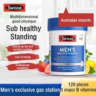 Swisse Men's Multivitamin Mineral Tablets Supplement Vitamin B Vitamin D Vitamin E Vitamin A120 Tabl