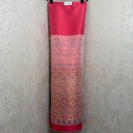 G69 26.11.68 Cotton Silk Woven Pattern Praewa Pink Size 2 Yards
