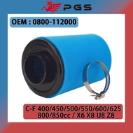 Air Filter For C-F 400 450 500S 500 H.O. 520 550 550EX 600 625 X6 800 X8 U8 Z8 Z8-EX Trail 800XC 850