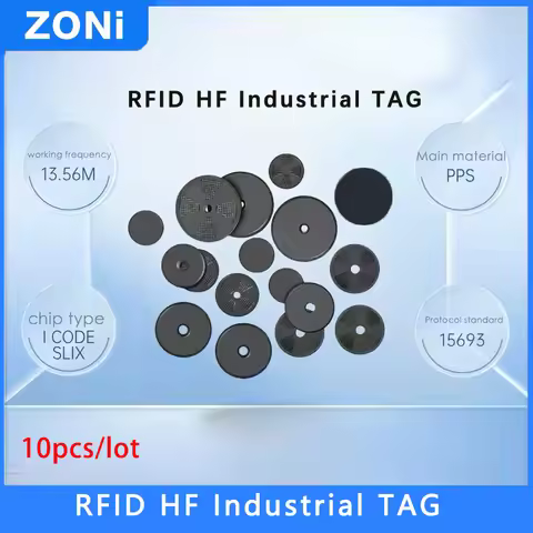 RFID HF PPS Industrial AGV Station Positioning Landmark Card ISO15693 High-temperature-resistant Ele