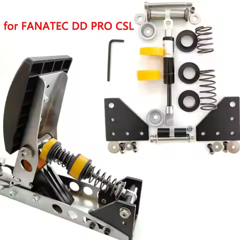 For FANATEC DD PRO CSL Pedal Simulated racing Modification Pedal Brake Throttle Adjustable Damping M