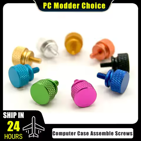 Computer Case Han-tighten Screw UNC 6#-32 External Nut Bolt MOD Assemble For PC Video Card PCI/PSU/C