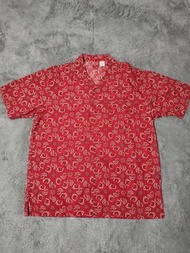 Levi's bandana shirt夏威夷襯衫 圖騰 變形蟲 L