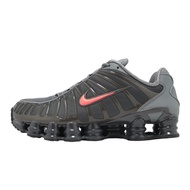 Nike Casual Shoes Shox TL SE Men's Shoes Dark Gray Red Spring Shoes Thick-Soled Retro Cushioning IQ6