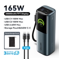 Vention 200W 27000mAh Powerbank เพาเวอร์แบงค์ with LED Display 3 Port Charging for Laptop MacBook iP