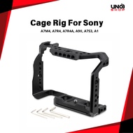 Camera Cage for sony A7M4, A7R4, A7R4A, A9II, A7S3, A1 Models DSLR Protector Full Frame Aluminum Rig