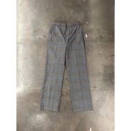 Tailored Grey Plaid Pants XS