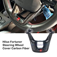 Steering Wheel V Panel Hilux Fortuner Innova Reborn GR Steering Wheel Cover Carbon Fiber Kevlar