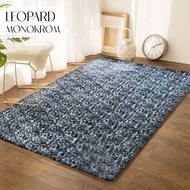 FUR CARPET FOAM CARPET 140x200 LEOPARD GREY SOFT AND SMOOTH