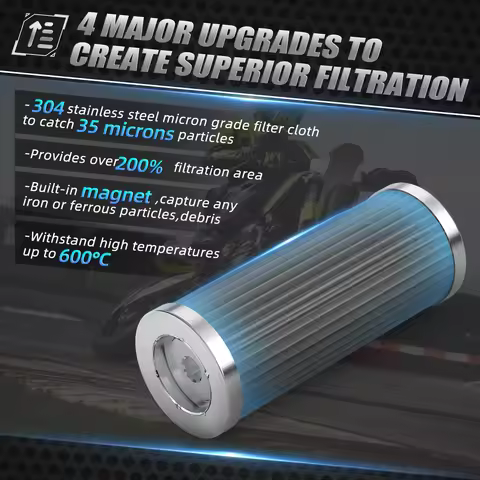 NICECNC For KTM SX-F 450 2015-2025 35 Micron Magnetic Oil Filter For KTM EXC-F 350 EXC-F 450 EXC-F 5