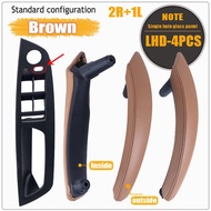 Car Interior Inner Door Pull Handle Trim Cover Panel For BMW E70 E71 X5 X6 LHD Car Inner ABS Outer L