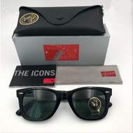 Cermin Mata Hitam Lens Kaca Sunglasses