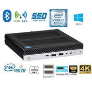 HP EliteDesk 800 G4 DM 8th Gen Intel i5 i7 u2 32GB RAM up to 1TB SSD WIFI BT Dual M2 SSD Premium Min