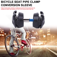 Bike Seatpost Clamp Bicycle Seat Pipe Clamp Conversion Sleeve Bicycle Seatpost Clamp for Carbon Sadd