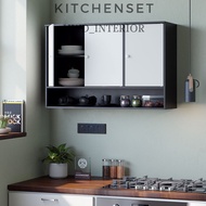 Kitchen Set Atas 3 Pintu Kitchen Set Minimalis rak Dapur serbaguna tempel dinding Gantung multifungs
