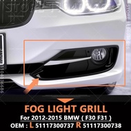 For 2012-2015 BMW 320i 320iX 328d 328dX (F30 F31) Front Bumper Fog Light Grille Trim Cover 511173007
