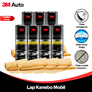 3M Auto Lap Chamois / Pengering Kendaraan COMBO 7 Pcs Premium Series Kanebo Car Cleaning Kanebo CMB0