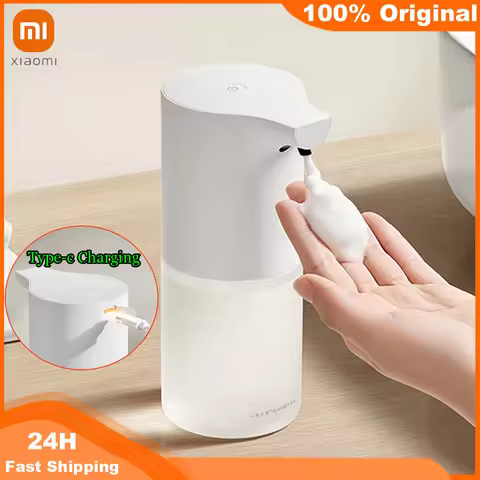 Original Xiaomi Mijia 1S Soap dispenser Bulit in Battery Type-C 320ML 400 Times Automatic Foam Hand 