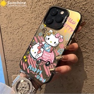 For Infinix Hot 40I 30I 30 Play Smart 8 7 Tecno Spark Go 2024 Spark 20C 20 Note 30 GT 10Pro Hot 11 Play Candy Color 2 in 1 Shockproof Fashion Cartoon HelloKitty Phone Case