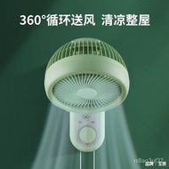 Wall Fan Wall-Mounted Electric Fan Wall Mountable Remote Control Electric Fan Kitchen Bathroom Air Circulator Wall-Mount