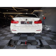 BMW f30 M3 rear diffuser with LED