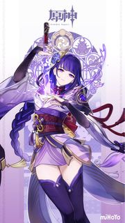 原神雷電將軍cos