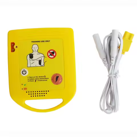 Compact Mini AED Trainer with English Voice Prompts – Essential CPR Training Device for First Aid St