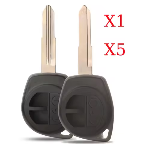 jingyuqin X1 X5 Car Key Shell Fob Case+Rubber Pad For Suzuki Swift Grand SX4 Liana Aerio Vitara GRAN