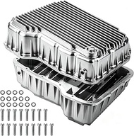 228052100 Heavy Duty Cast Aluminum Transmission Oil Pan 68RFE Compatible with Dodge Ram 2500 3500 6.